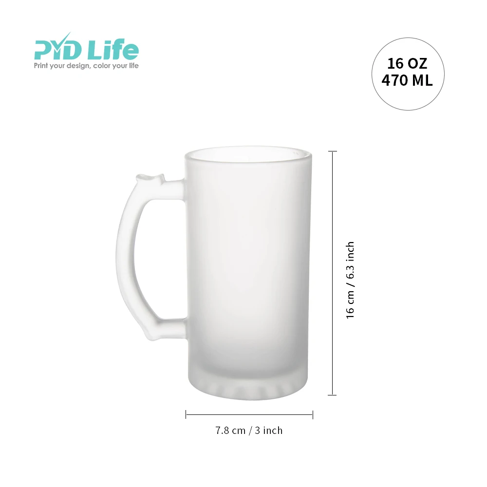 Beer Mug - 16 oz Dimensions & Drawings