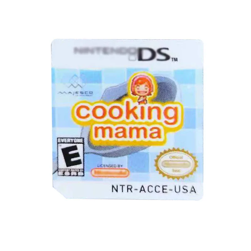 Chrono Trigger Cooking Mama Plants Zombies Super Princess Peach Yoshis  Island Ds Game Cartridge Stickers for NDS