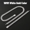 10 mm moissanite cuban chain