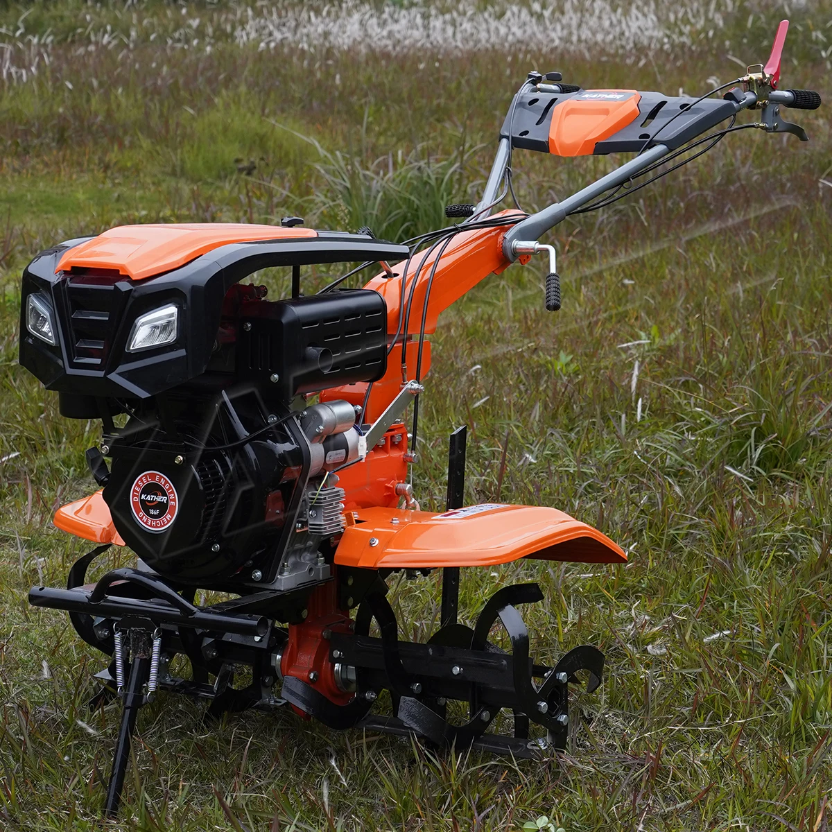 Zemědělské orážecí stroje 5/7/9/12hp Dieselový motor Kypřič Užití doma Rotující kypřič Chodící traktor Použití na odstranění plevele Mini motokultivátor