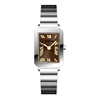 Brown sunburst lady watch
