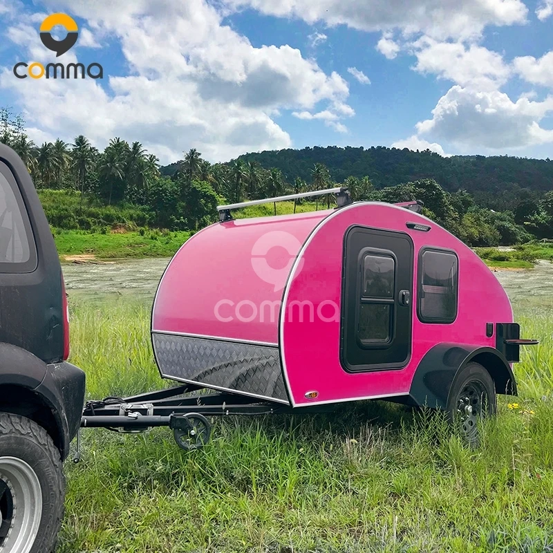 Gelndegngiger Hybrid-Wohnwagen 15 Fu Fahrradanhnger 4x4 Camping-Anhnger
