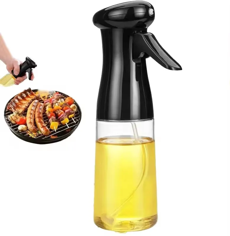 Spruzzatore Olio In Vetro Per Cucina: Nebulizzatore Riutilizzabile Per Olio D'oliva, Avocado, Aceti E Grigliate, Atomizzatore Manuale Con Due Ugelli
