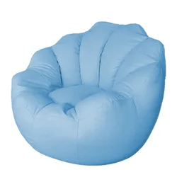 Memory Foam Flower Bean Bag Chair Stuffed Filler Living Room Sofas Egg Shape Chair NO 3