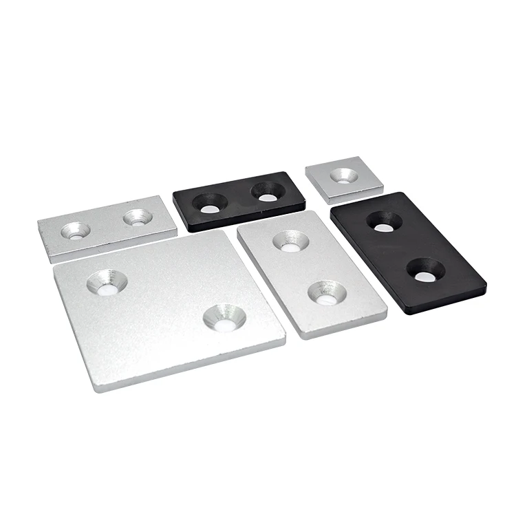 80 High Vertical Aluminum Corner Code Fixing Parts, Aluminum Profile Accessories, Connecting Bracket Corner Parts factory