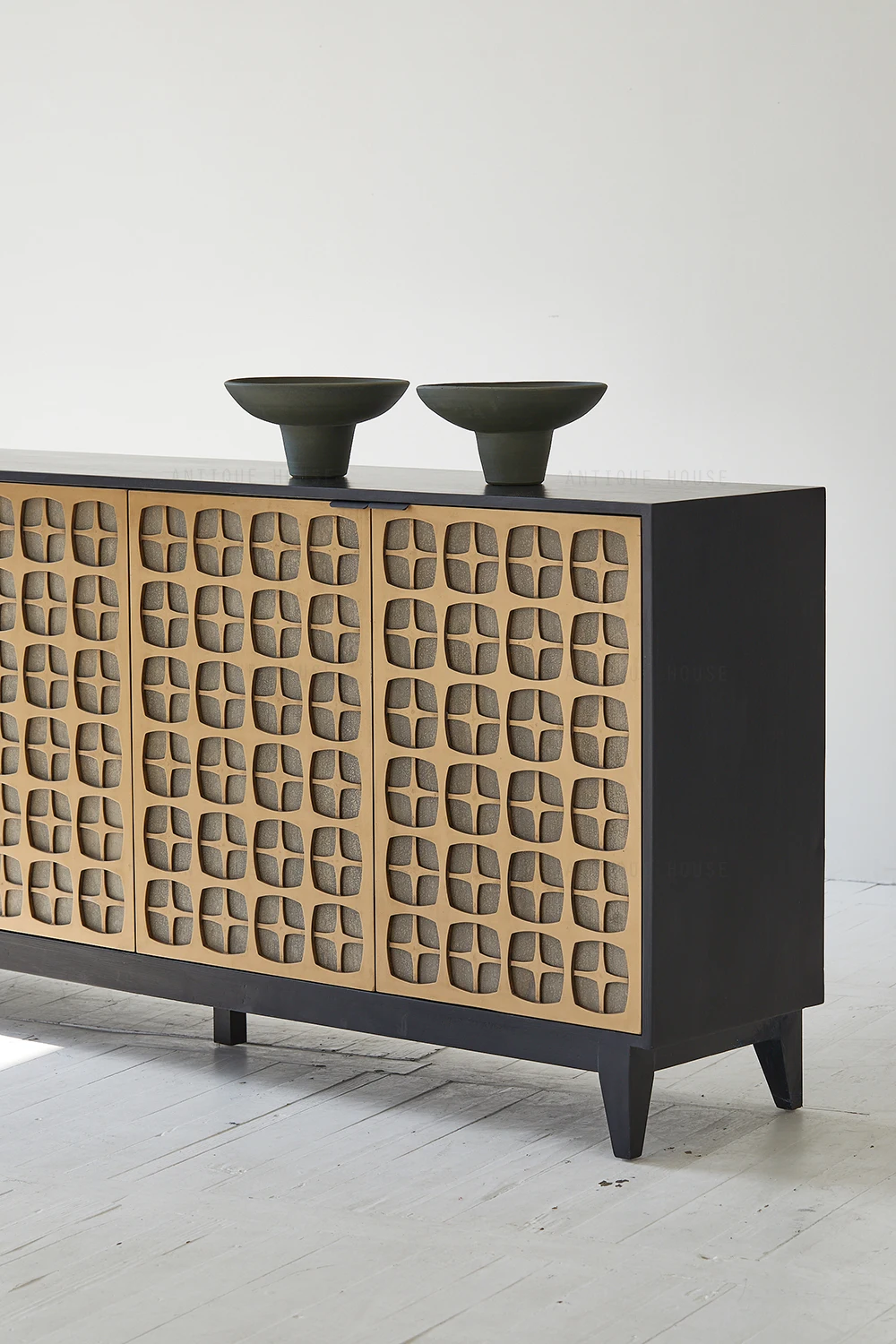 Living Room Dining Room Steel Birch Solid Wood Vintage Modern Sideboard Cabinet Luxury Sideboards  Kitchen Cabinets