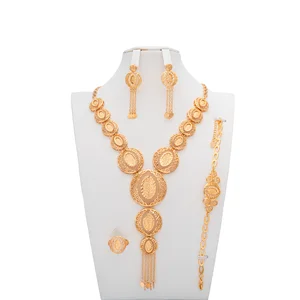 Uae Jewelry Wedding Accessories Bridal Jewelry Sets Long Necklace Jewelry Dubai Bracelet