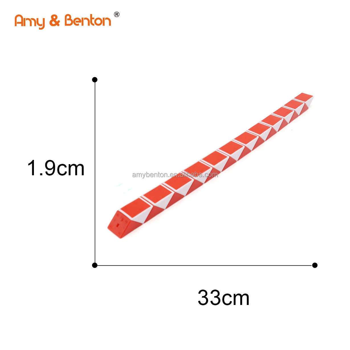 Magic Snake 24 Blocks Twist Puzzle Sensory Fidgety Snake Ruler Fidgety Toys Sets for Kids Party Bag Fillers