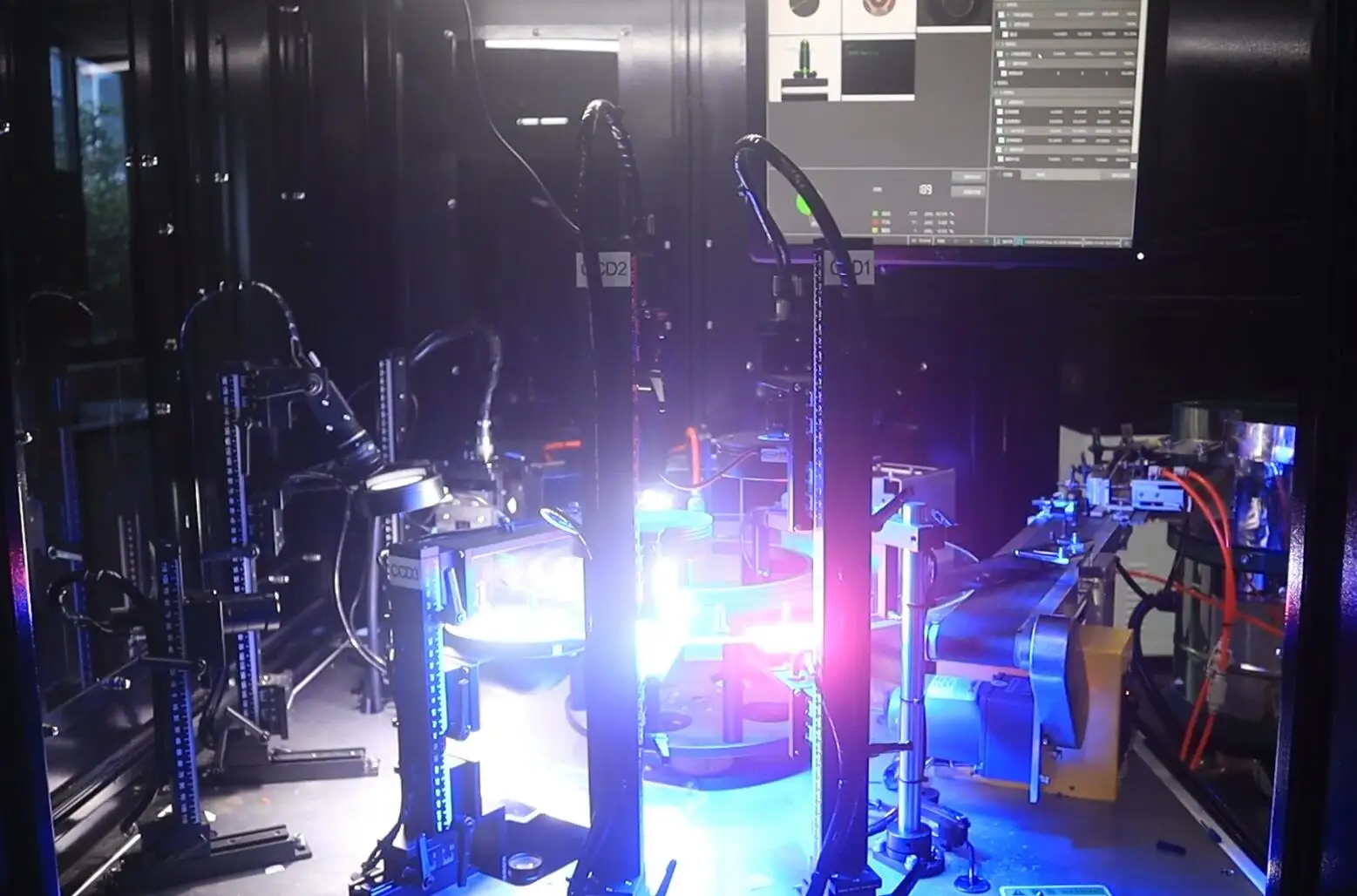 Weld Bolt Eddy Current Optical Inspection Machine Ccd Camera Vision