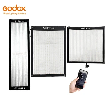 GODOX FL60 FL100 FL150S FL150R Light Flexible Video Light Rollable Cloth Lamp with Honeycomb Grid Softbox Remote Control  APP