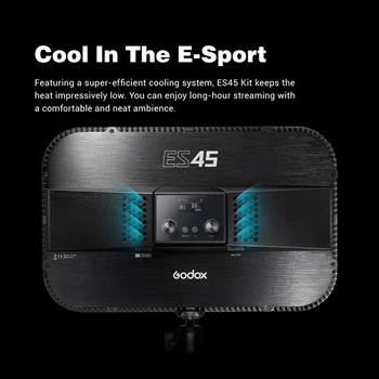 Godox ES45 E-Sports LED Light Kit 2800K-6500K Mounting Rod With APP & Remote Controller for Youtube Game Live Photography Studio detail image