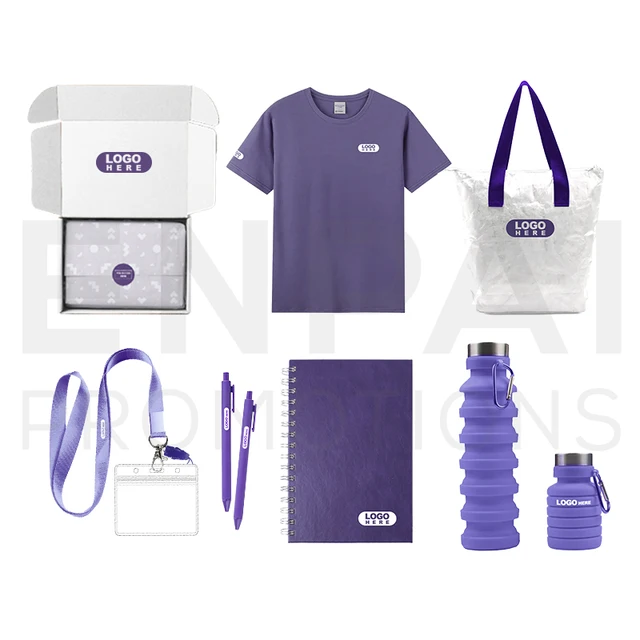 Wholesale customized corporate promotional gift set High Quality welcome gift sets kit for employees with custom logo