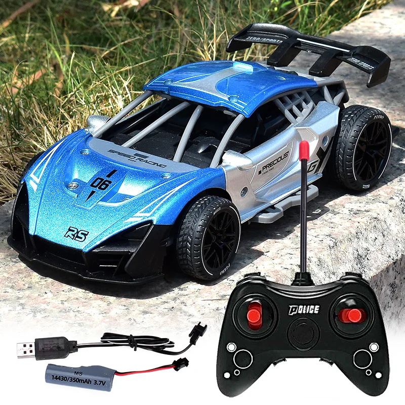 1: 20 Skeleton Alloy Remote Control Electric Car Boy PK Racing Car Four-way Charging Remote-controlled Toy Car