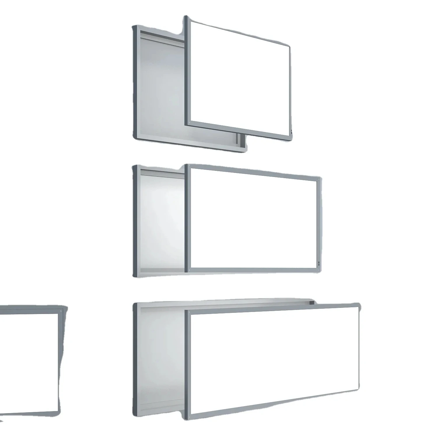 Custom Size Modern Square LED Panel Flat Light Suspension Clean Room Lighting Ceiling Purification Solution Project Customizable