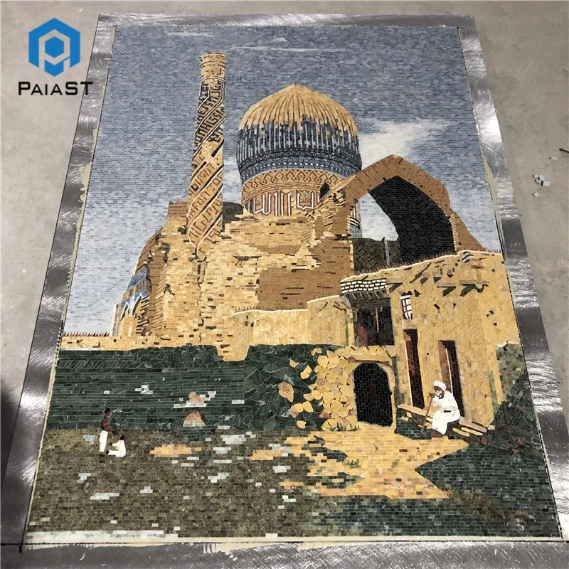 product premium quality hexagon calacatta white marble mosaic tiles border pattern for waterproof wall entrance floor customization-3