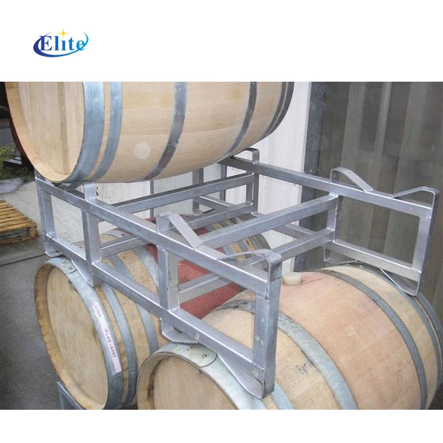 Stacking Warehouse Storage Pallet Metal Racks for Storage Wine Barrel Racks