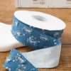 4cm - blue denim webbing 1 yard (10 yards/roll)