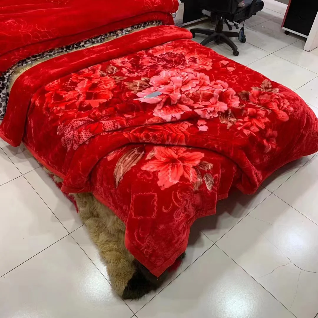 Jacquard Blanket Custom Home Full Soft Cozy Plush Fluffy Thick Double