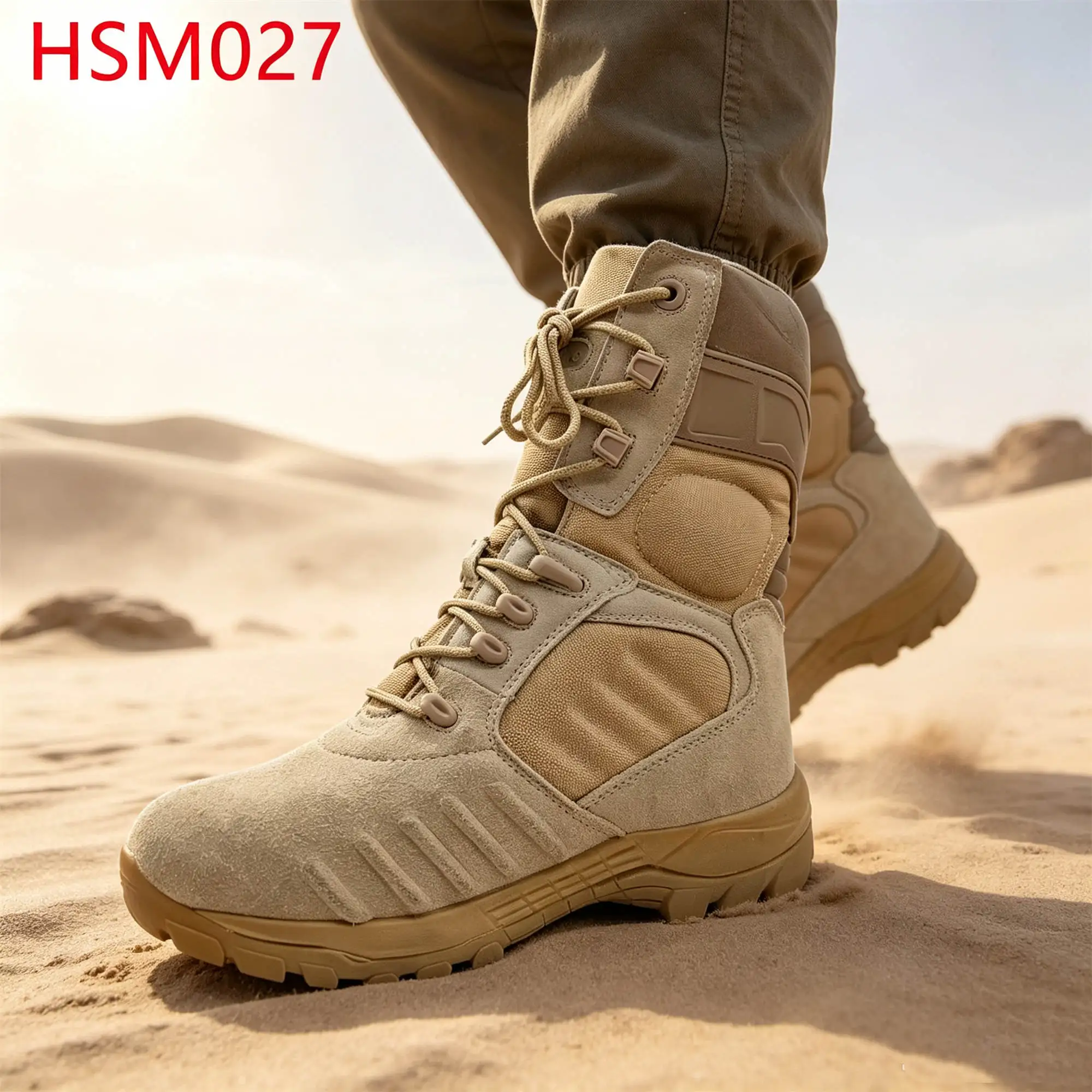 ZYF,Forest Exploration Durable Support System Desert Boots High-Elasticity PU+rubber Outsole Combat Boots for Expedition HSM027