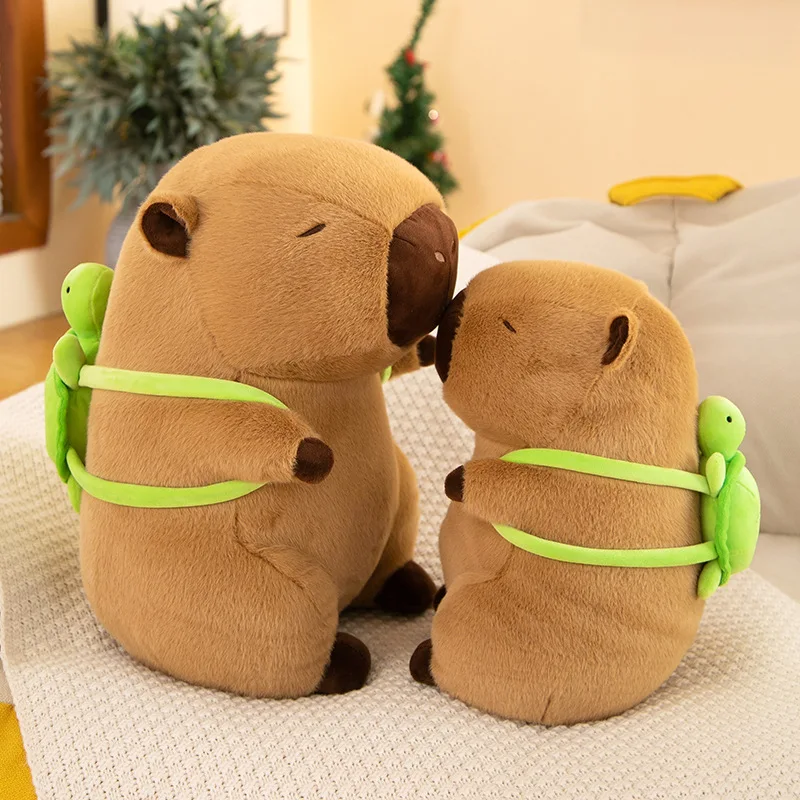 Capybara Plush Simulation Brown Capibara Anime Fluffty Toy Kawaii 