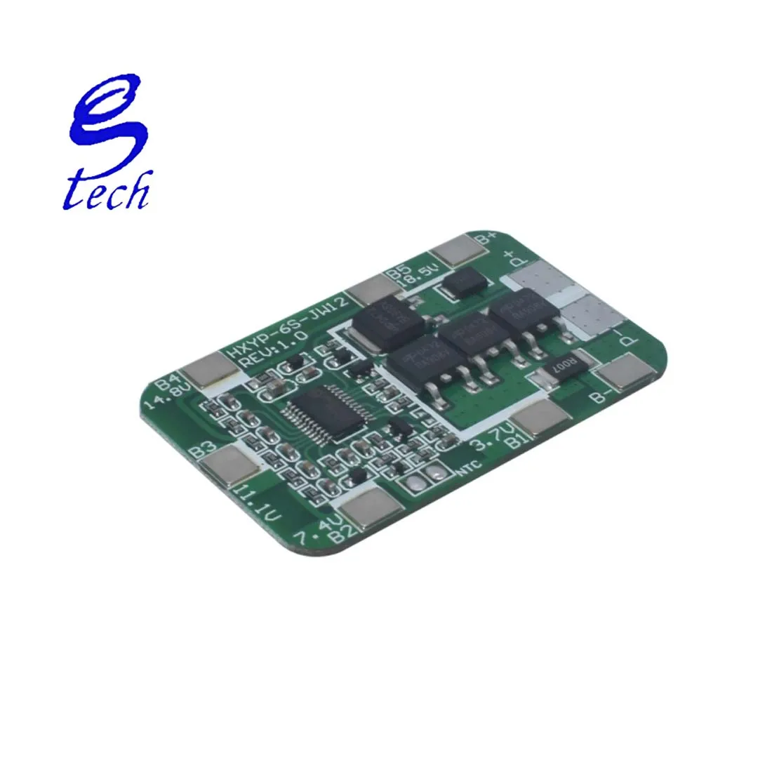 6S 15A/25A 24V 25.2V PCB BMS Protection Board 6 Pack 18650 Li-ion Lithium Battery Cell Module