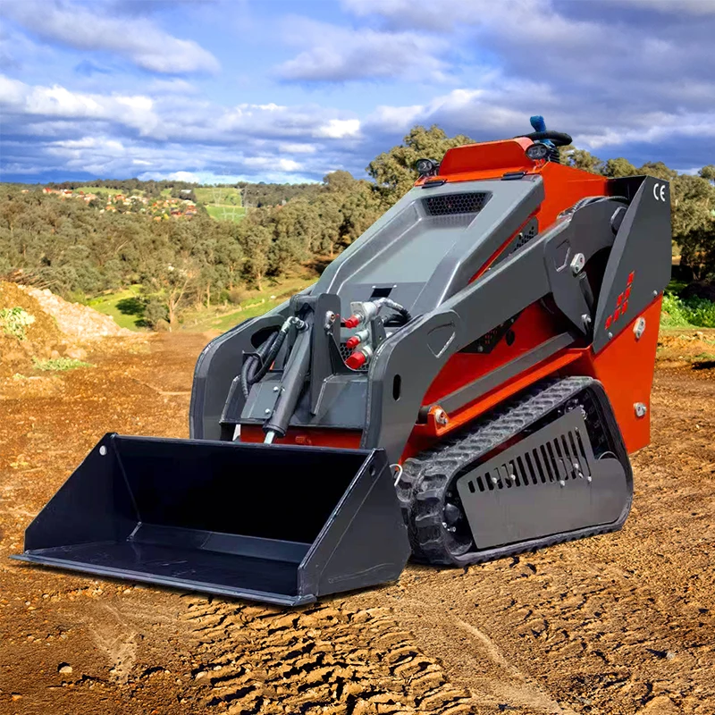 Praghas Soláthair Foirgne Mara Síne Tuaiscirt na Sín Lódálaí Skid Steer Crawlaí Mini Seasamh ar EPA