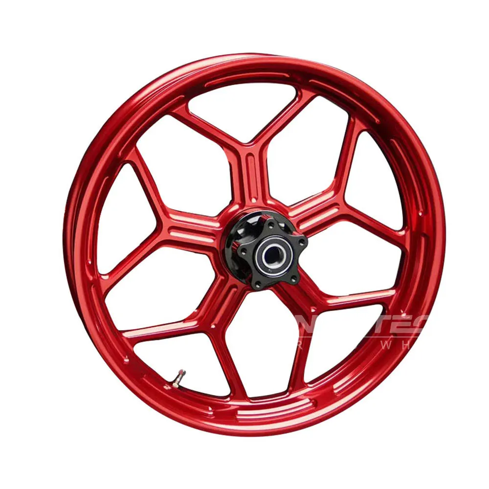 XL Custom Forged Motorcycle Wheel Aluminum Alloy Motorcycle Rims High Quality Motorcycle Parts Red for harley Davidson Wheels - Image 3
