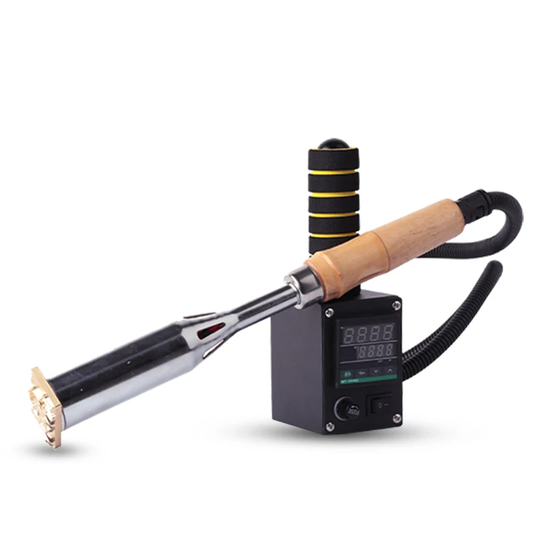 Personalized Seal Stamp Custom Brass Logo Leather Stamp With Steel Handle - For Wood, Cake, Leather, Heat Embossing Embosseur Personnalisé - Foto 10