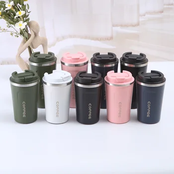 Customizable Second Generation 304 Stainless Steel Vacuum Thermos Large Capacity 500ml Office Cup for Adults Travel Men Women
