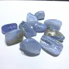 Natural Lace Agate Agate Natural Healing Crystals Blue Lace Agate Tumbled Stone For Decoration