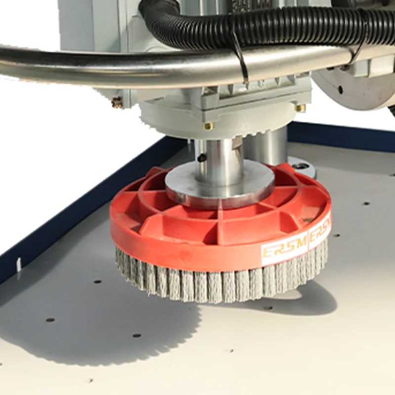 Deburring Machine With Edge Rounding Small Stainless Steel  Two Grinding Heads Sheet Metal Sheet Manual Grinding  Machine