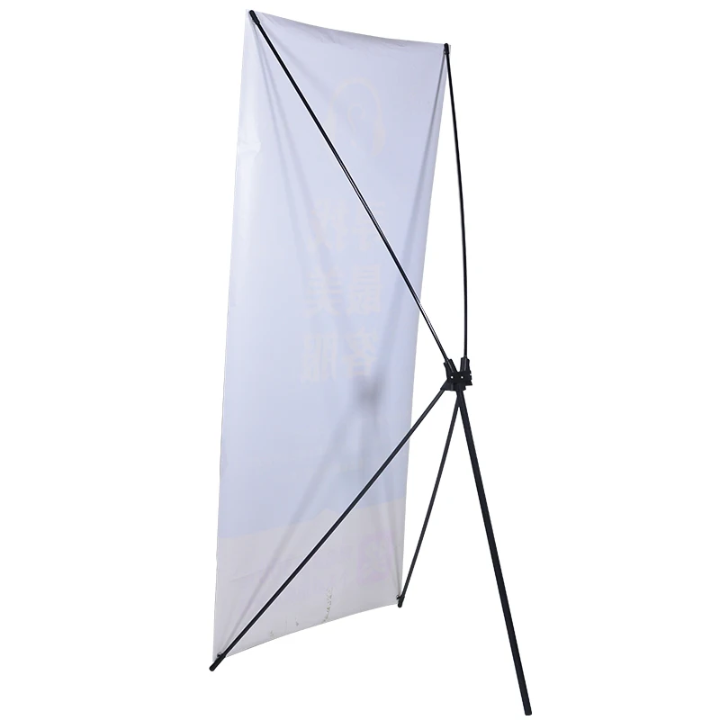 Flex X Baner Stand Customized X Stand Display Banner Aluminum  CMYK Digital Printing Banner Stands for Display