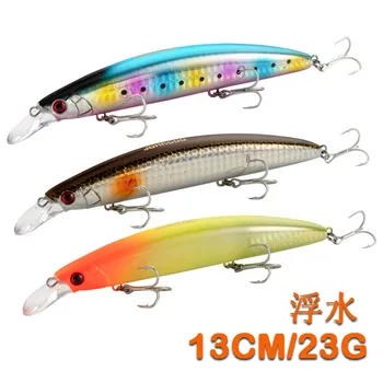 Cheery Mino Lure 13cm/23g Bionic Bait Floating Far-Cast Special Hard Bait for Saltwater Fishing PVC and Plastic with Hooks – Hard Lure – view 3