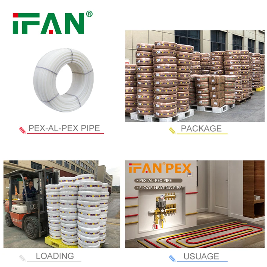 Ifan Pex Pert Evoh Heat Radiant Multilayer Tube Underfloor Heating Pipe For Home Floor Heating