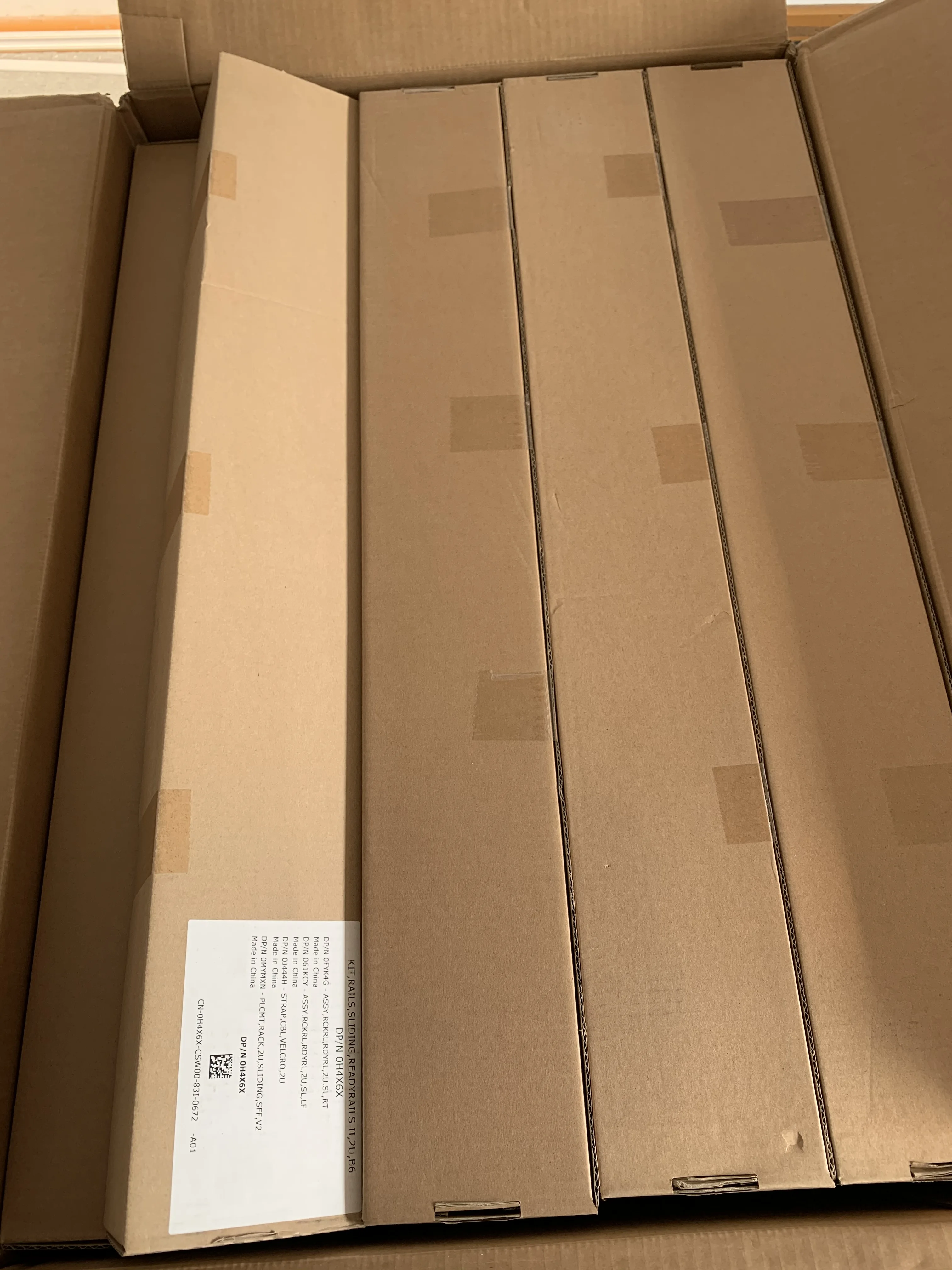 dell h4x6x pe r510 r520 r720 r720xd r820 r530 r730... H4x6x 2u Sliding Rails Kit B6 For R520 R530 R720 R720xd R730 R730xd ...