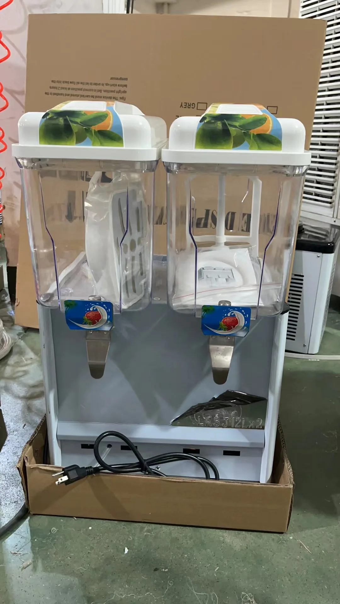 Restaurant Commercial Multi-Functional Beverage Dispenser Machine Transparent Tank Juice Milk Drink Dispenser