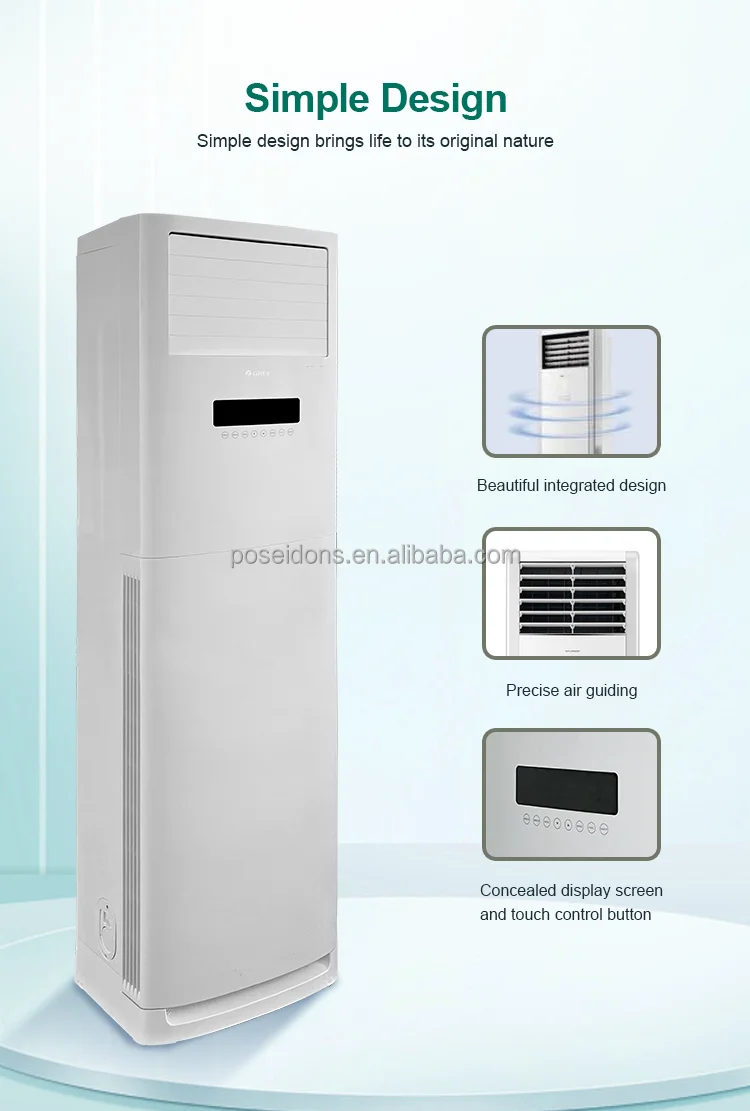 Gree Floor Standing Air Conditioners Cooling/heating Inverter Smart ...