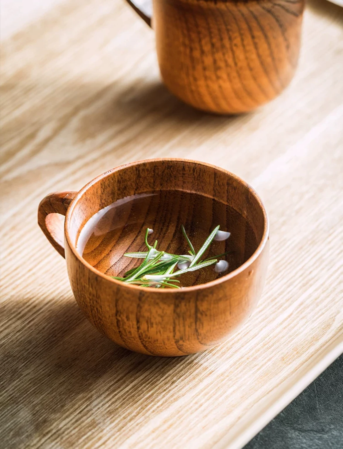 Retro Japanese Wooden Small Tea Cup/milk Cup/coffee Cup with