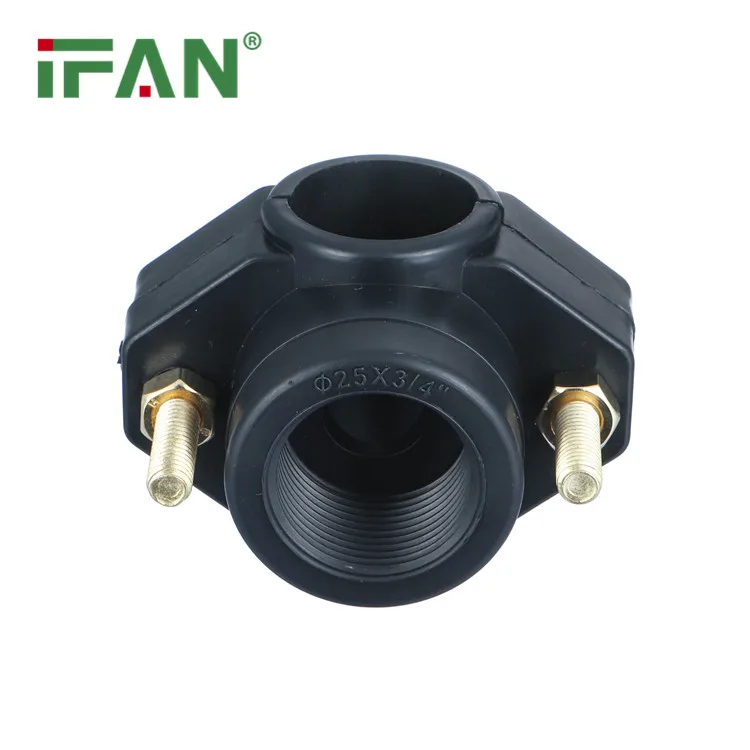 IFAN Factory Price Pp Compression Saddle Clamp 63Mm Irrigation Pipe Electrofusion Hdpe Fittings