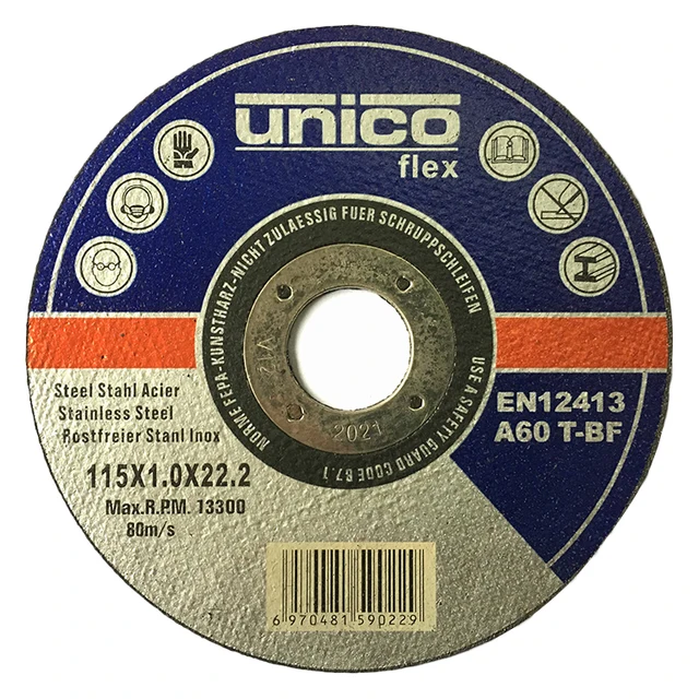 Special Design 115x1.0x22.23 Aluminum Oxide Metal Cutting Abrasive Disc