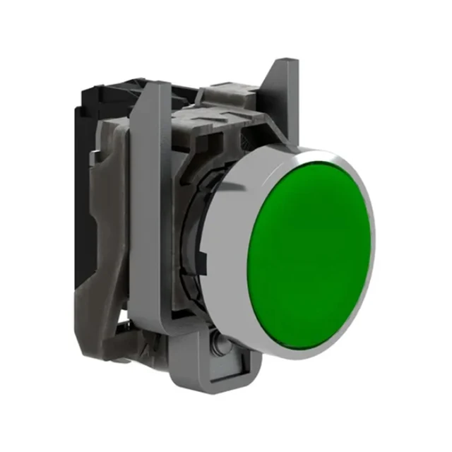XB4BA31 22mm Flat head reset 1NO Green button