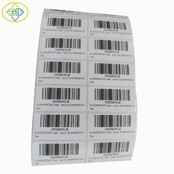 Custom Amazon FBA labeling 50x25mm for FNSKU label barcode sticker product packaging