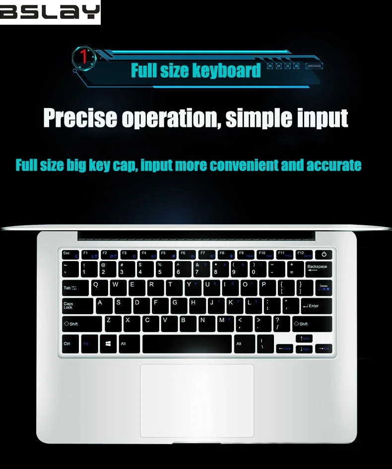 15.6 Inch Gaming With 8G RAM 1TB 512G 256G 128G 64G SSD ROM Laptop Ultrabook Intel Quad Core Windows 10 For Students Computer