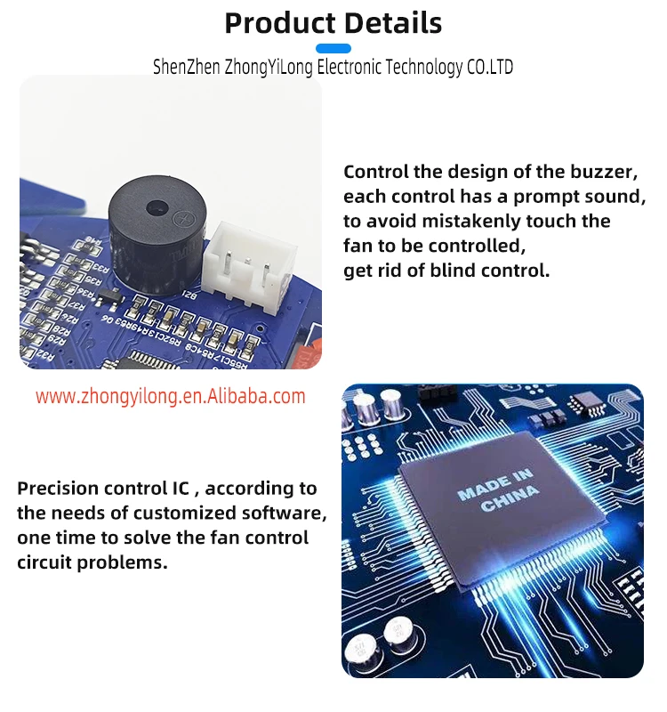 Ceiling Fan Controller Pcb Circuit Board 45w Ac Dc Kit Dual Power
