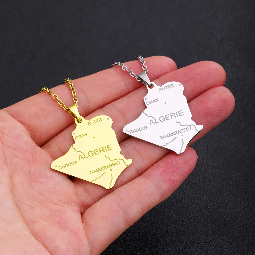 Map Necklace