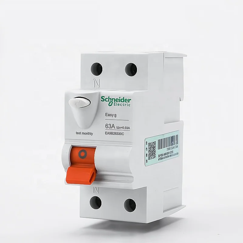 Original Easy9 EA9B RCOB Residual Current Operated Circuit Breaker 4P RCCB MCB 25A Double Pole 63A RCCD 2P RCBO EA9B22530C 32A