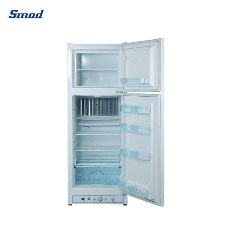 Non Electric Refrigerator Double Refrigerator & Freezer Propane Gas