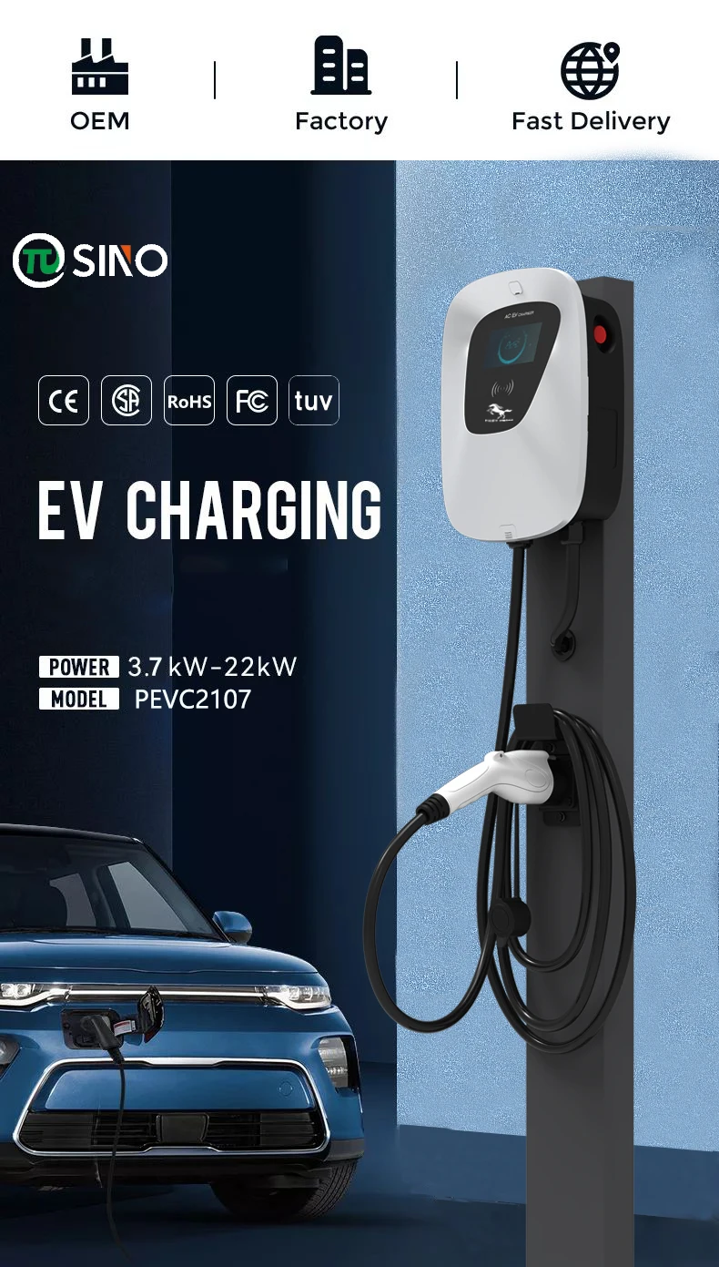 32a 1phase Evse Wallbox Ev Charger 7kw Electric Car Charger Ac Charging ...