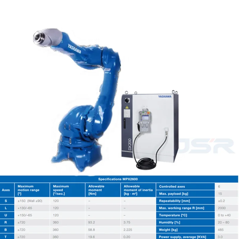 Spray Painting Robot Arm 6 Axis Automatic Industrial Yaskawa Robot Cnc Robotic Painting