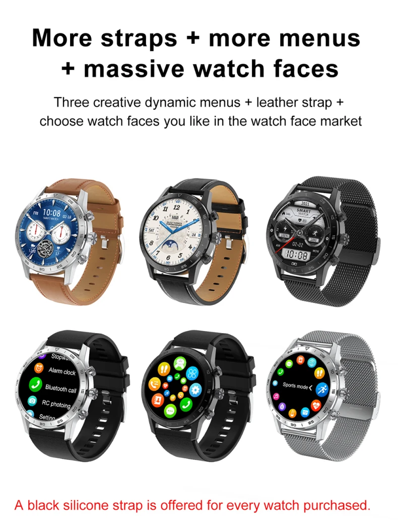 KK70 Smartwatch Waterproof IP68 Call Function Heart Rate Monitor Smart Watch Rotary button Wristwatch KK70 Fitness Health Tracker (20).jpg